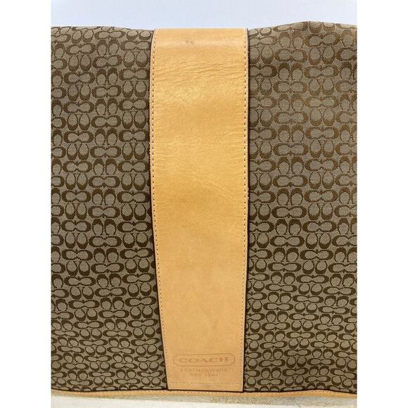 COACH F77004 CANVAS SIGNATURE LARGE CROSSBODY BAG(ASIS) - Picture 2 of 16